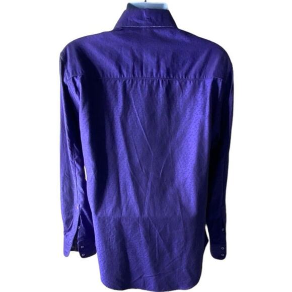 Robert Graham Shirt Mens M Textured Long Sleeve Collared Button Up Casual Formal - Picture 4 of 8